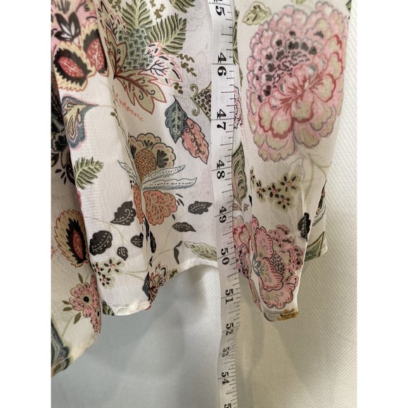 Gabby Skye Women's Sleeveless V-Neck Floral Print Knot Front Dress Size 12 NWT - Picture 11 of 13